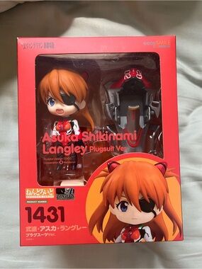 Good Smile Nendoroid Asuka Shikinami Langley (Plugsuit Ver.) - Orange/Red